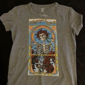 Grunge T-Shirt With Distressed Neckline